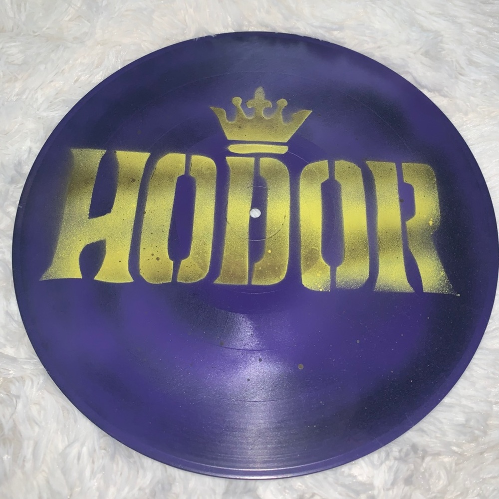 Game of Thrones Hodor record wall art